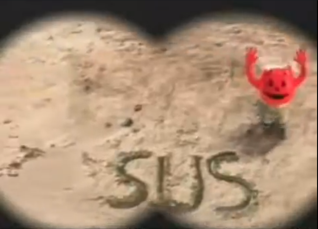 Still from Kool Aid SUS TV Commerical (2006) - Kool Aid Man on the beach